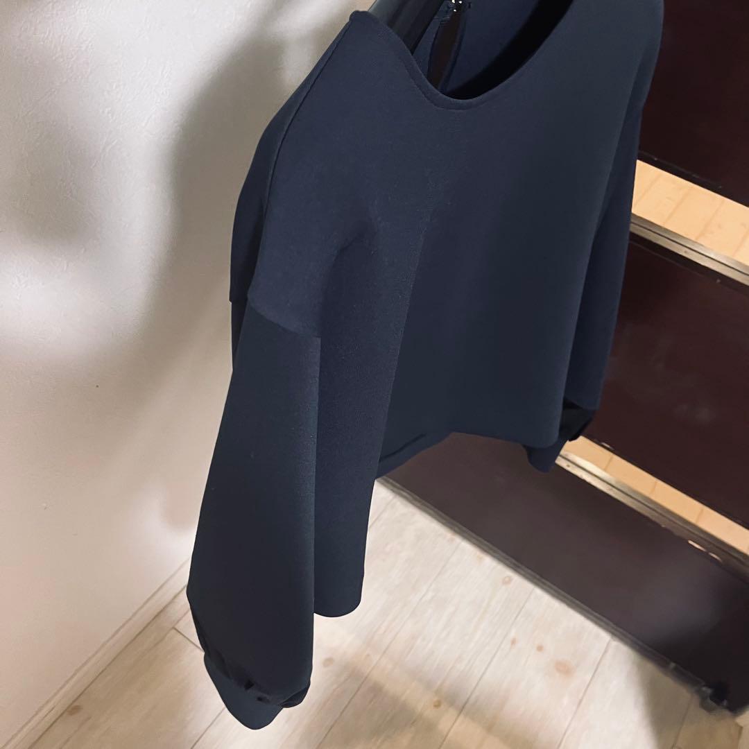 新品☆ ANAYI ダブルジャージー袖シアープルオーバー/セオリー、23区、ロペ