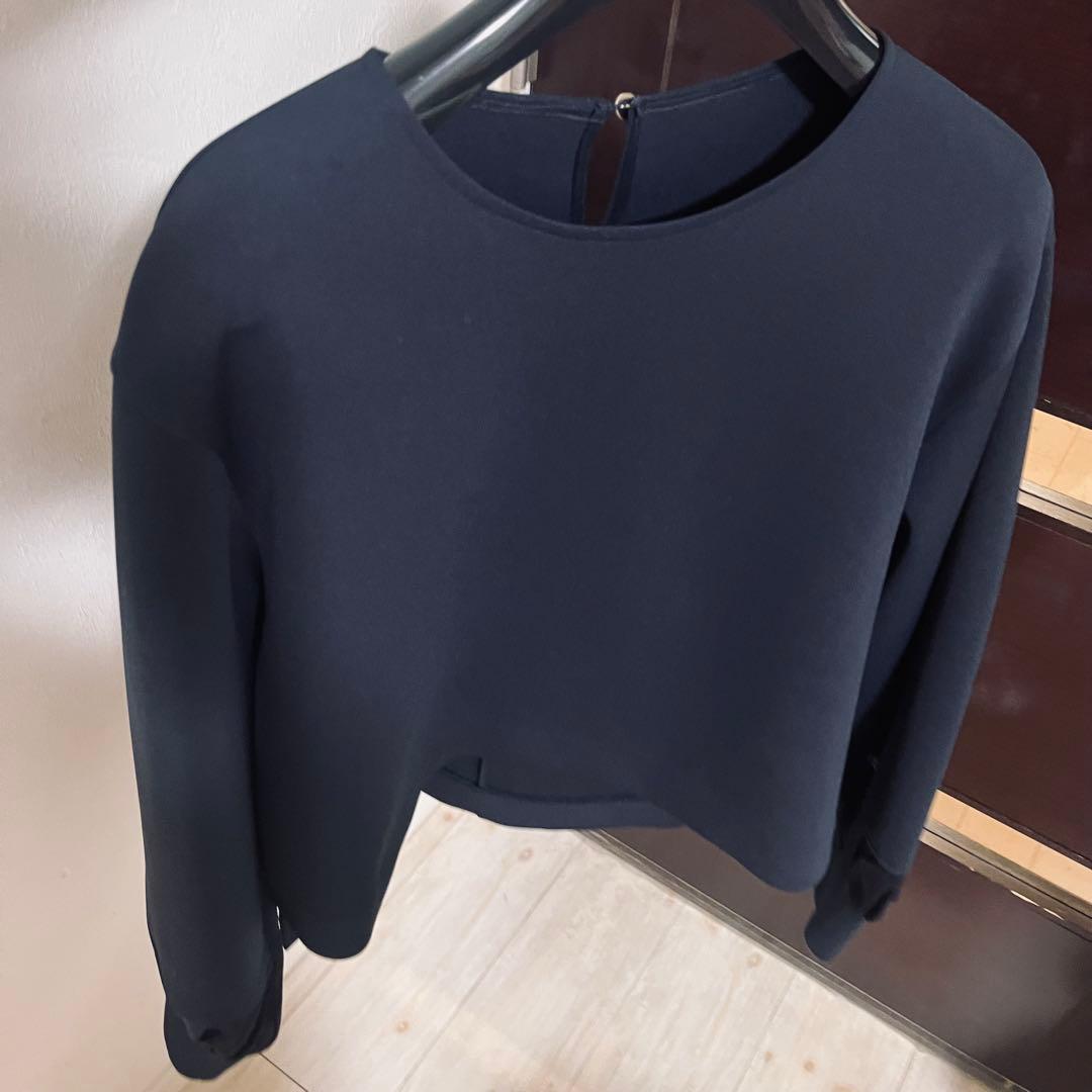 新品☆ ANAYI ダブルジャージー袖シアープルオーバー/セオリー、23区、ロペ