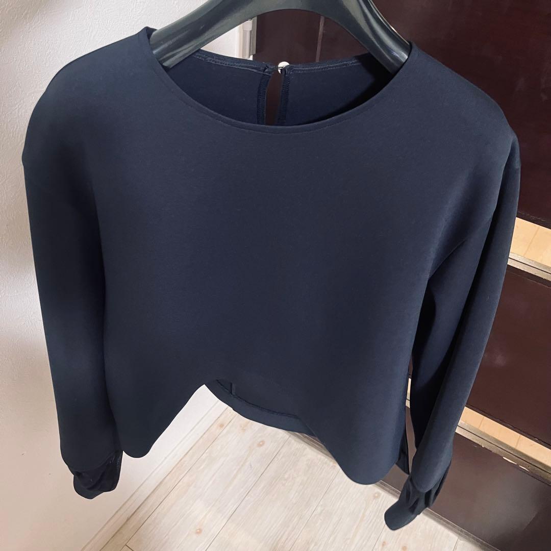 新品☆ ANAYI ダブルジャージー袖シアープルオーバー/セオリー、23区、ロペ