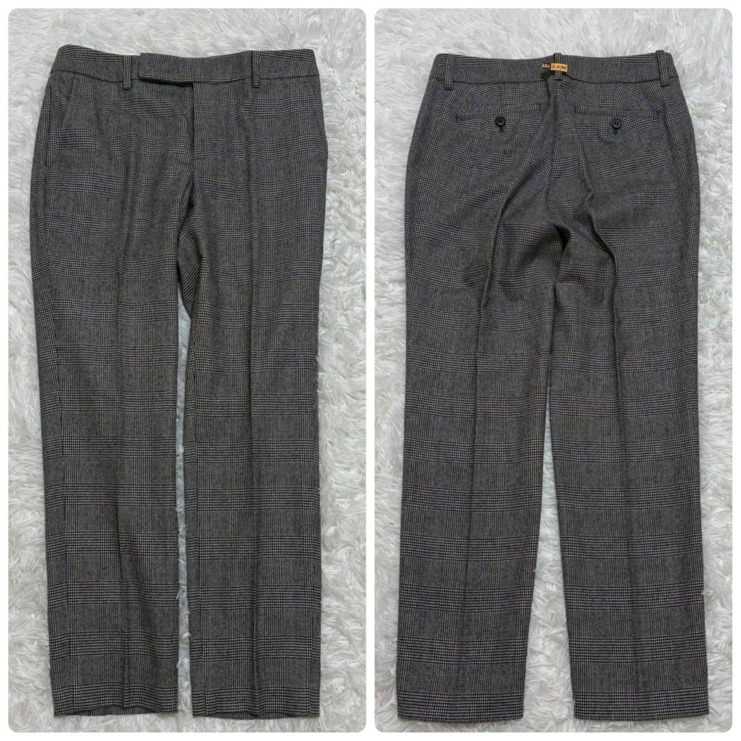 ◎極美品 スーツカンパニー she おしゃれ チェック柄 L パンツスーツ 1
