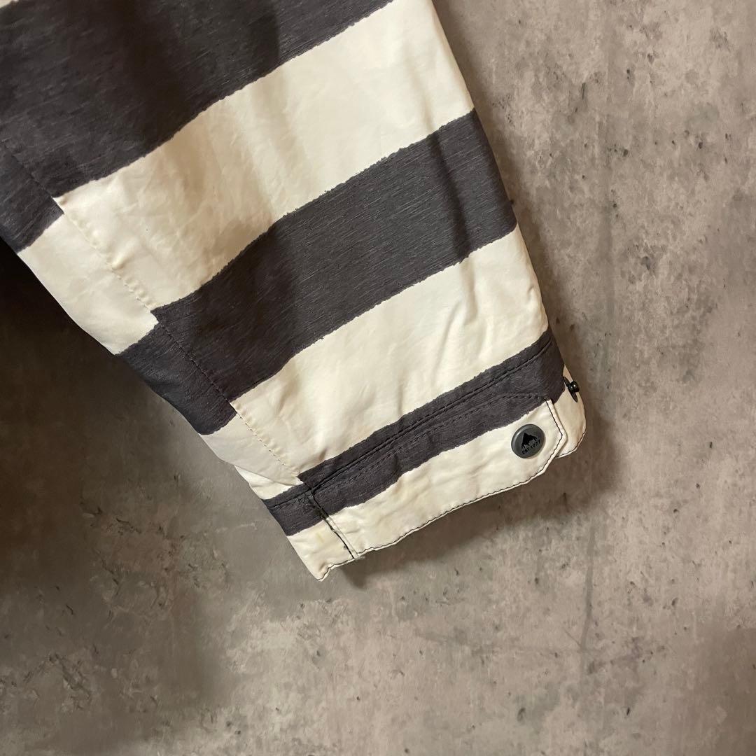 Burtonバートンスキーウェアスノーボードジャケットパーカーフード黒ブラック白