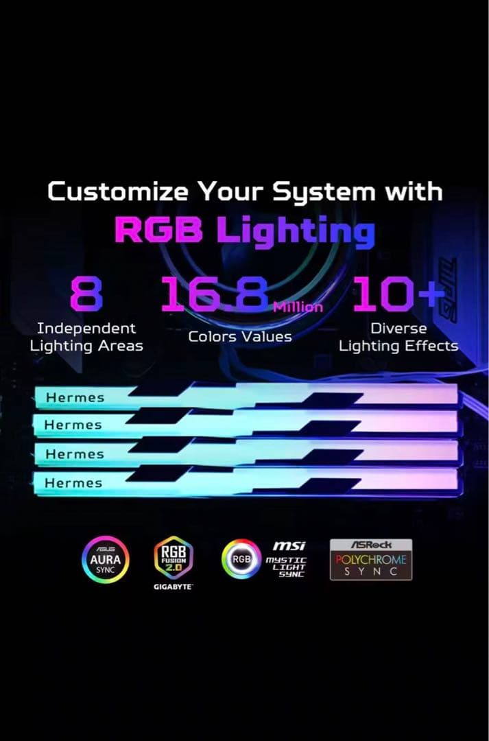 メモリー Predator Hermes DDR5 RGB 48GB 8000MHz