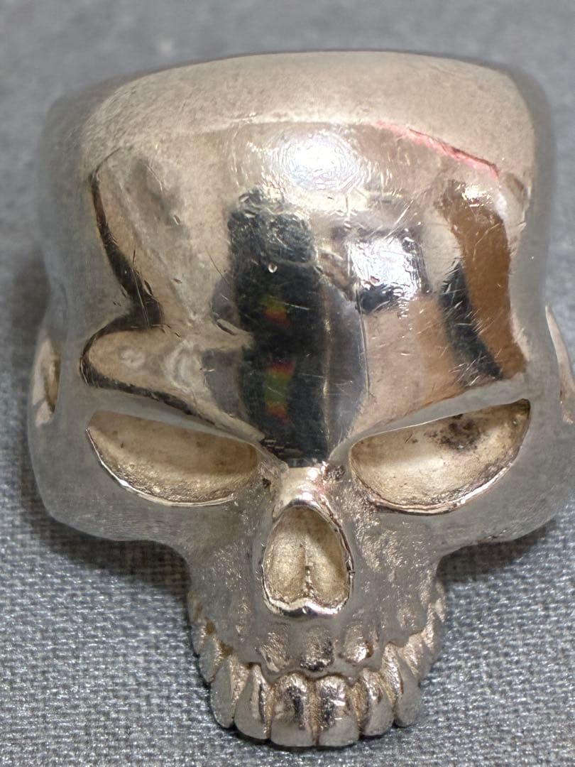 CRAZY PIG EVIL SKULL RING LARGE 15号 正規品