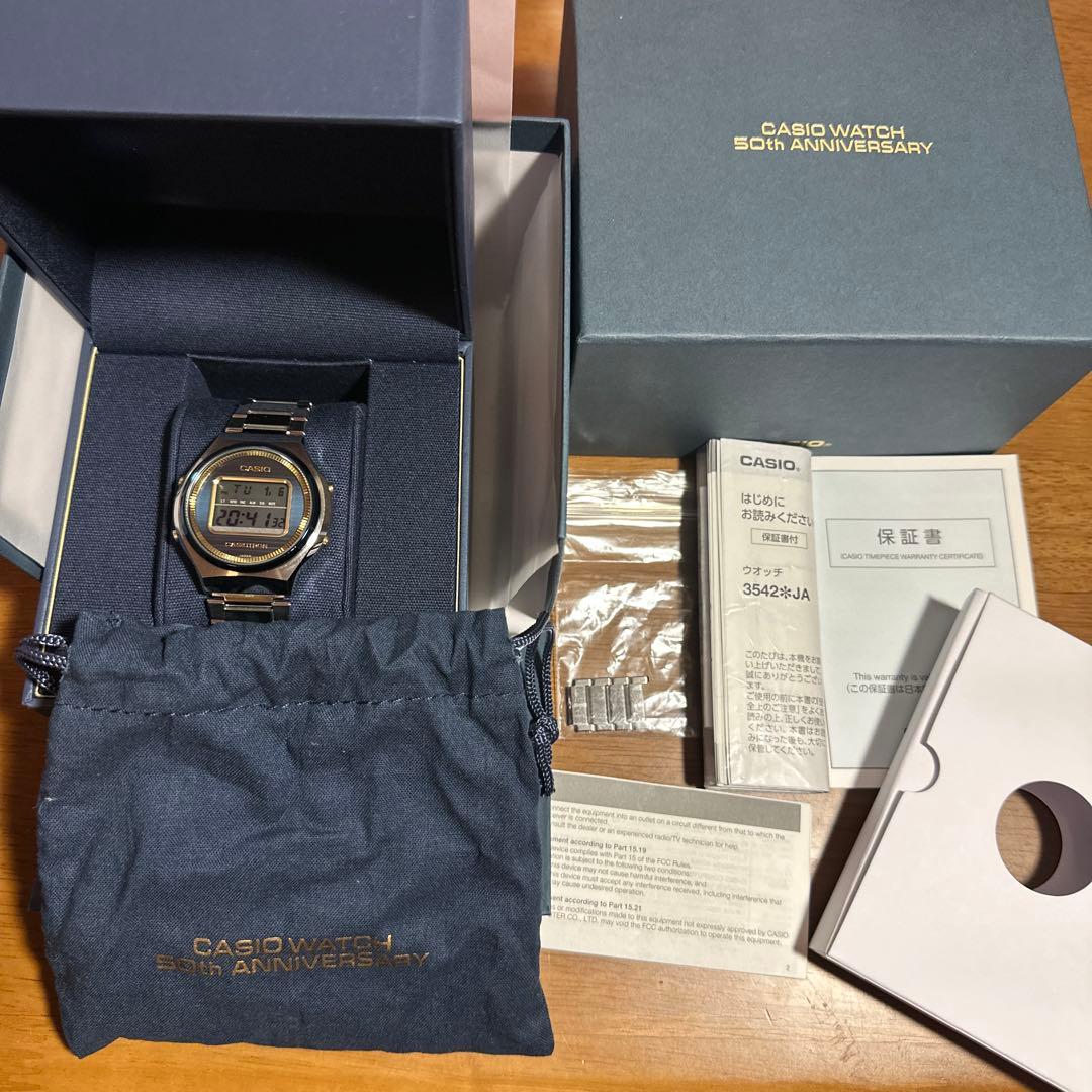 【美品】カシオトロン　TRN-50SS-2AJR