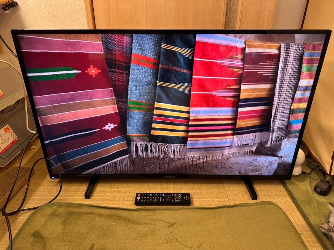 funai フナイ　43型 テレビ FL-43U3130　20年製　4K対応！