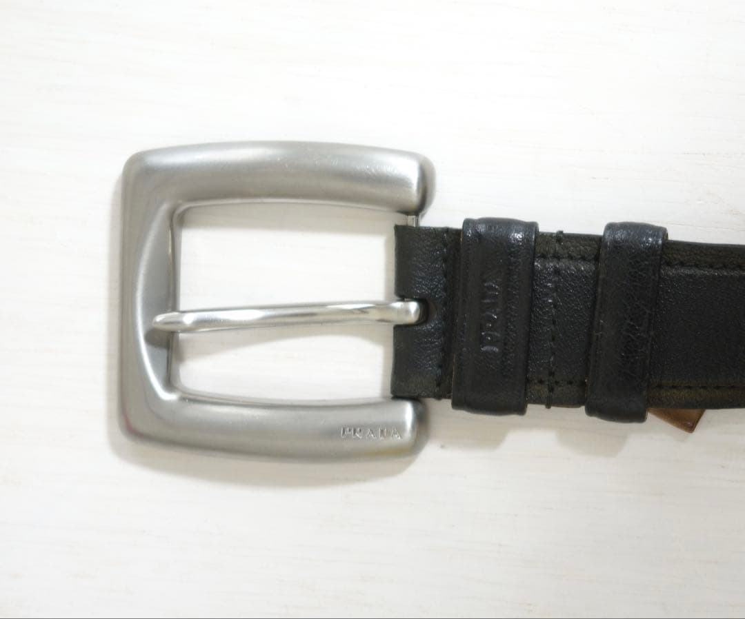 小物 Archive Prada leather belt