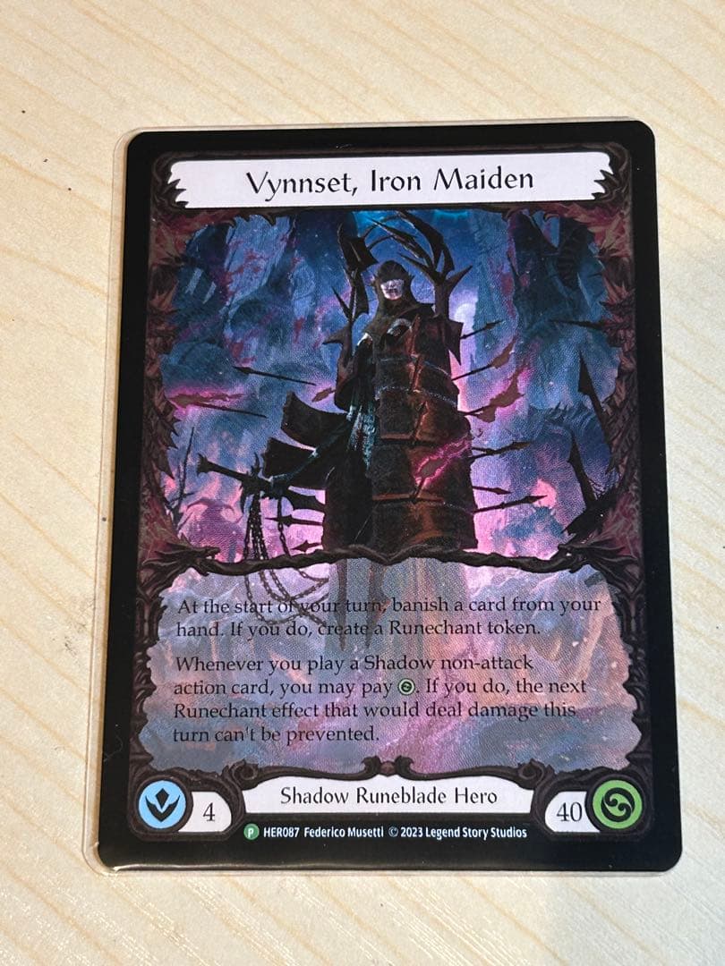 その他 Flesh & blood Vynnset Iron Maiden promo