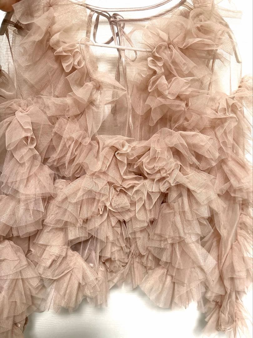 と*ろ様 NOTREemor tulle veil tops チュールトップ