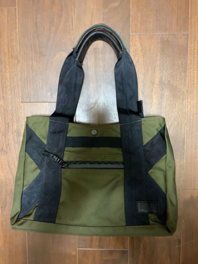 本日限り限定値下げ中！ 【美品】カワニシカバン セイフビー カーキ トートバッグ