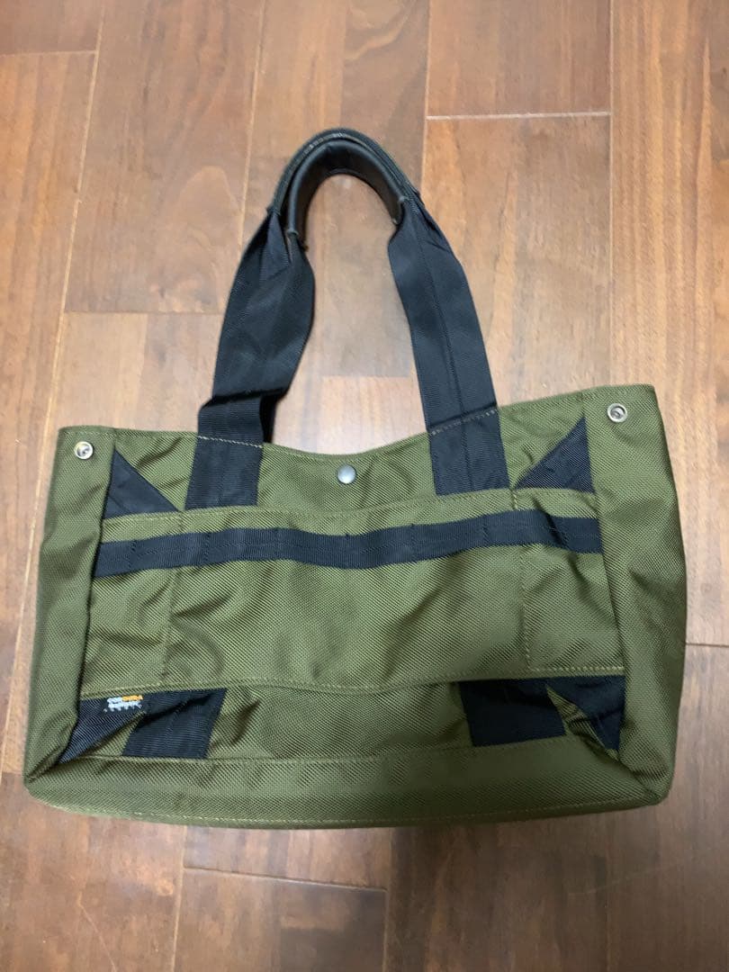 本日限り限定値下げ中！ 【美品】カワニシカバン セイフビー カーキ トートバッグ
