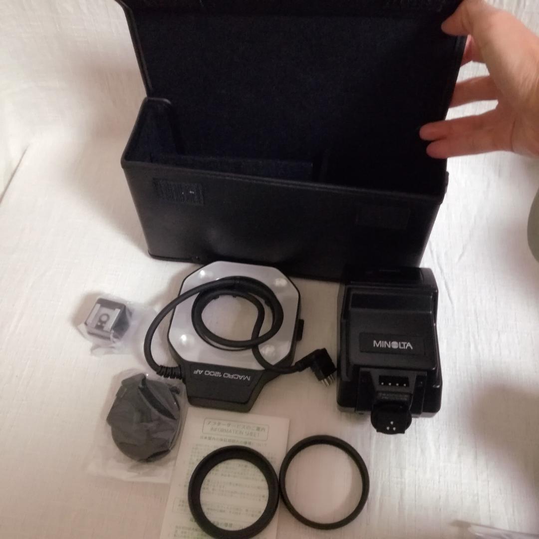 ミノルタ　minolta α9xi　3レンズ　フラッシュ　一眼レフセット