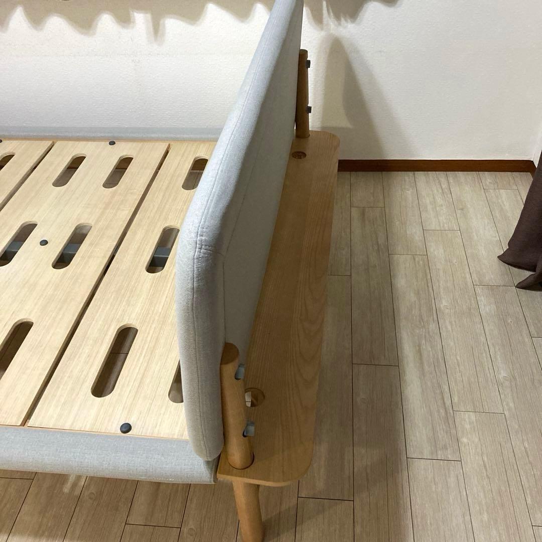 【自社配送エリア内限定販売】Koalaファブリックベッドフレーム/ダブルサイズ