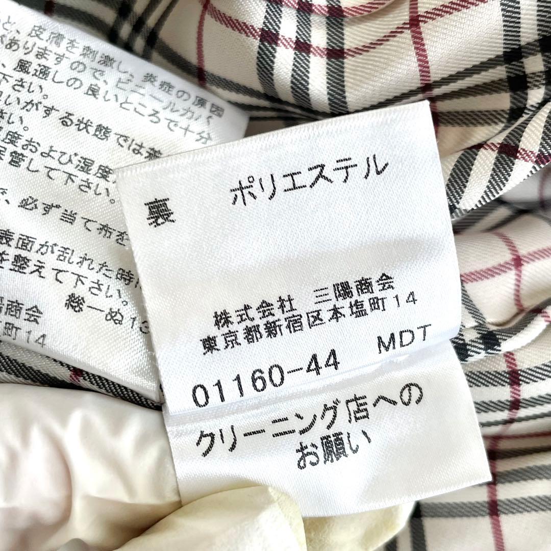 BURBERRY BLUE LABEL 裏地チェック ライダースジャケット 38