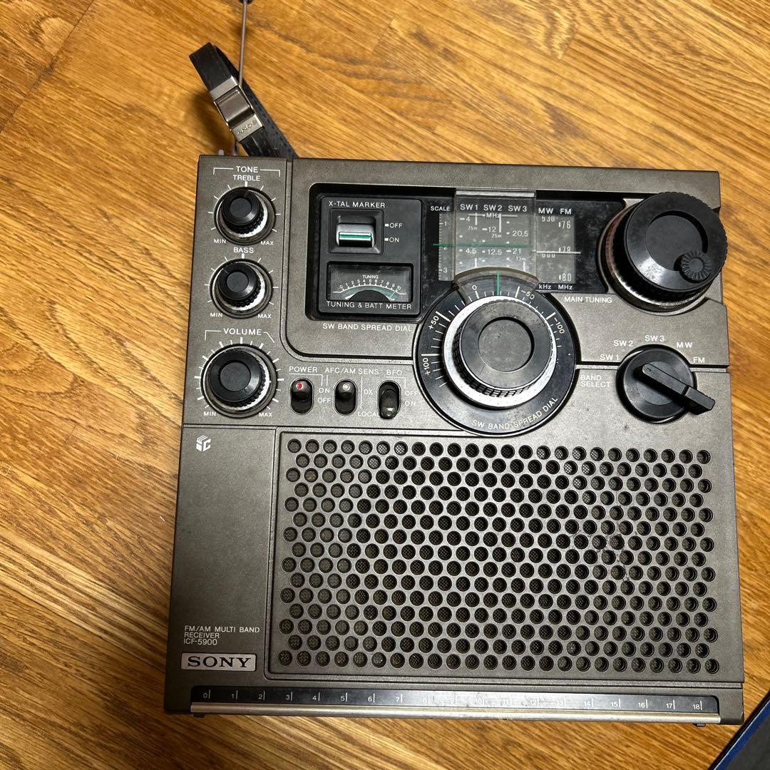 SONY ソニー　ICF-5900 スカイセンサー　ラジオ　昭和レトロ
