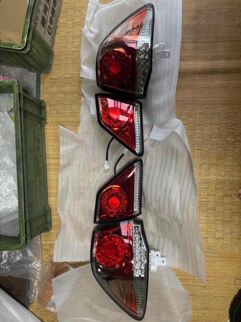 テールランプ　アスリート　4個セット　レッド/クリア912やっさん