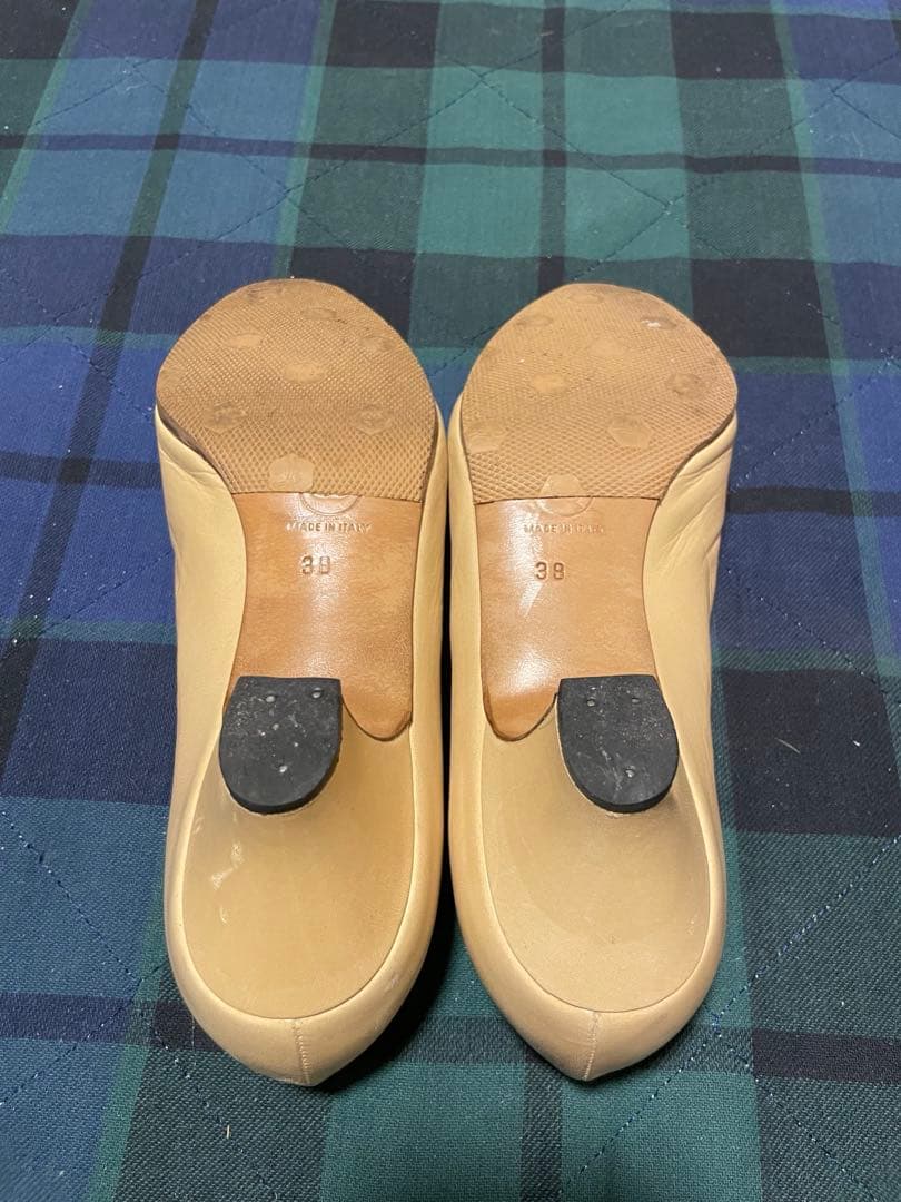 最安値シャネル　CHANEL ヴィンテージ　2トーンパンプス　バイカラーレザー