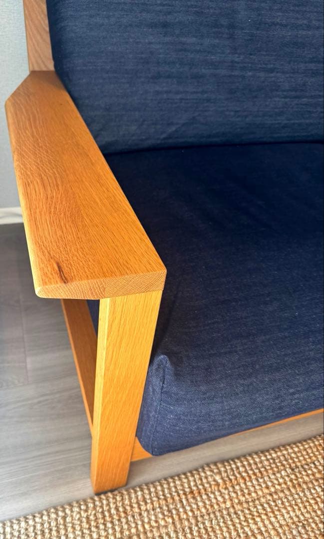 無印良品　ソファ本体木製フレーム　 ウレタンポケットコイル２．５シーター