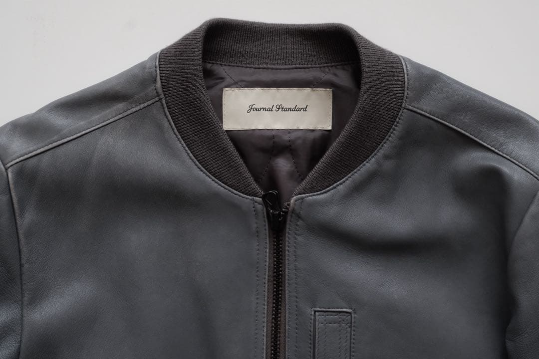 Journal Standard 羊革 ラムレザー MA-1 ブルゾン M