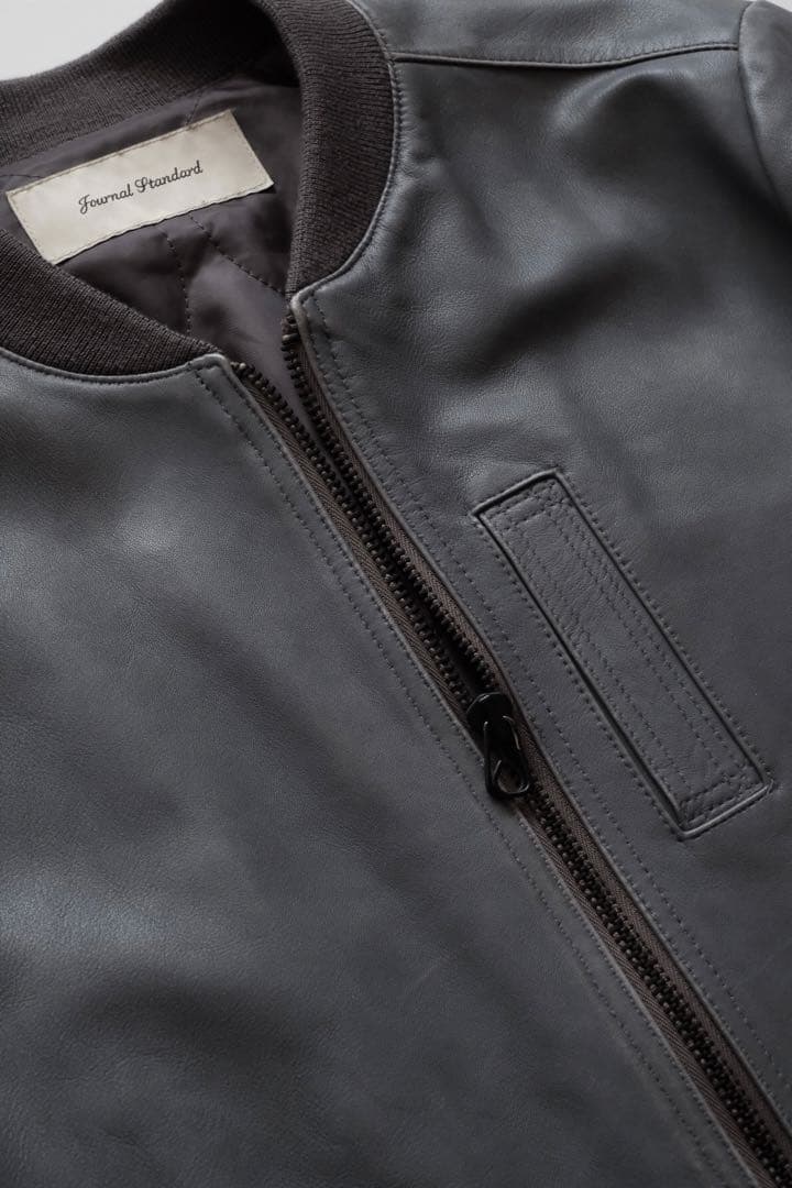 Journal Standard 羊革 ラムレザー MA-1 ブルゾン M