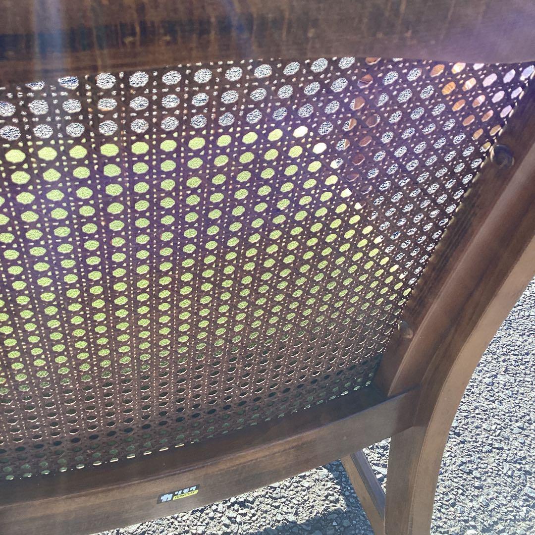 千葉県鴨川発　④オールドカリモク　Karimoku　チェア　肘掛け付き