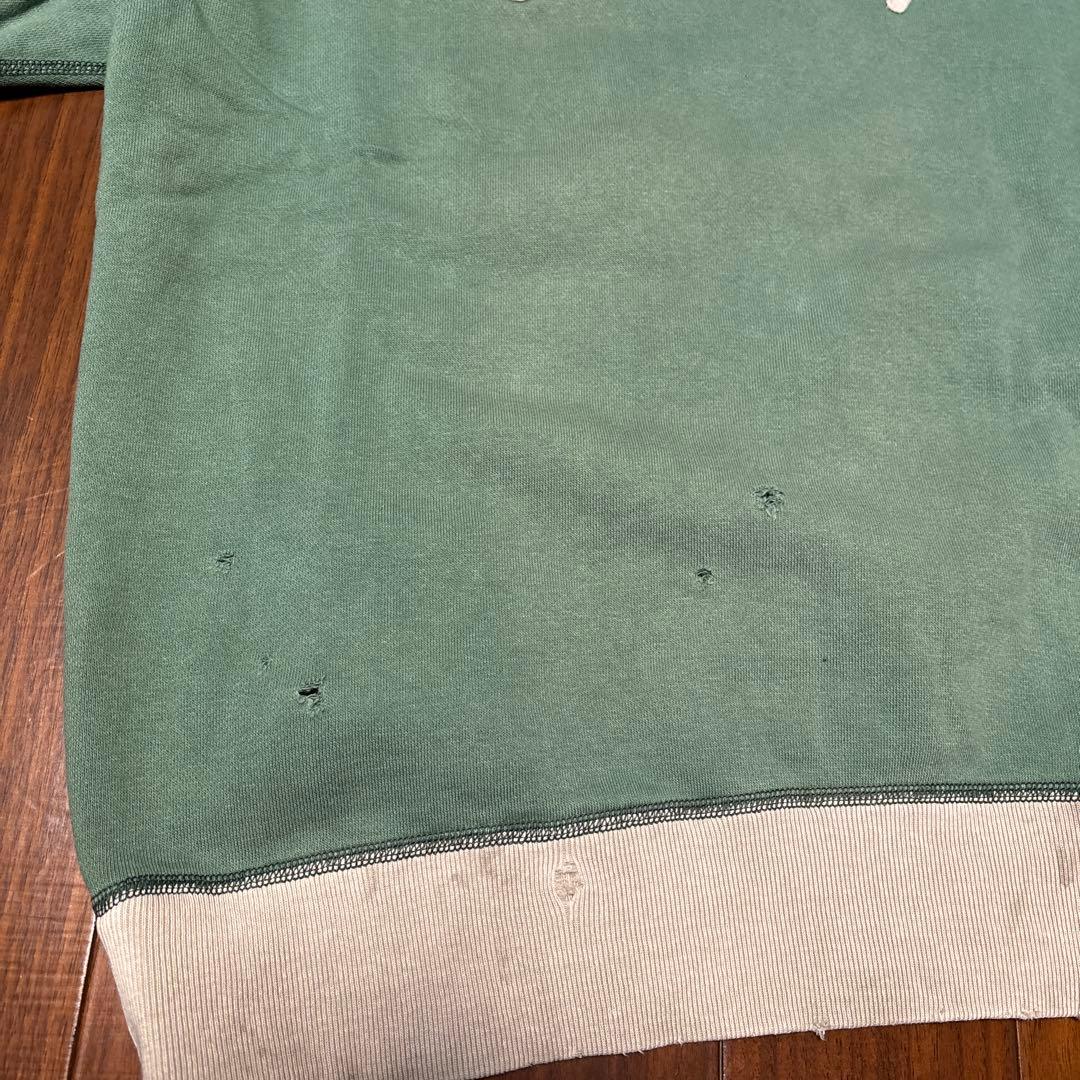 SAINT Mxxxxxx SM-S22-0000-040 グリーンスエット