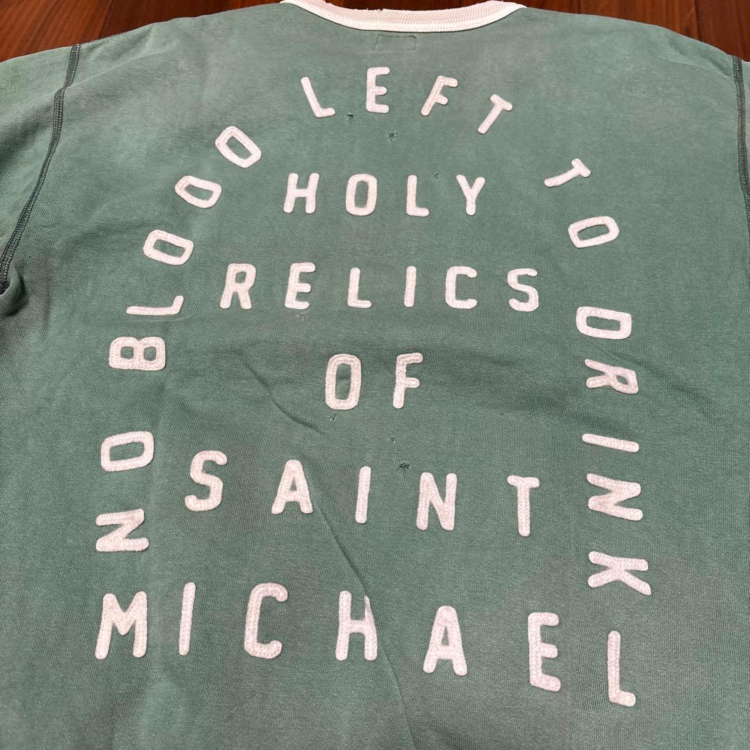 SAINT Mxxxxxx SM-S22-0000-040 グリーンスエット