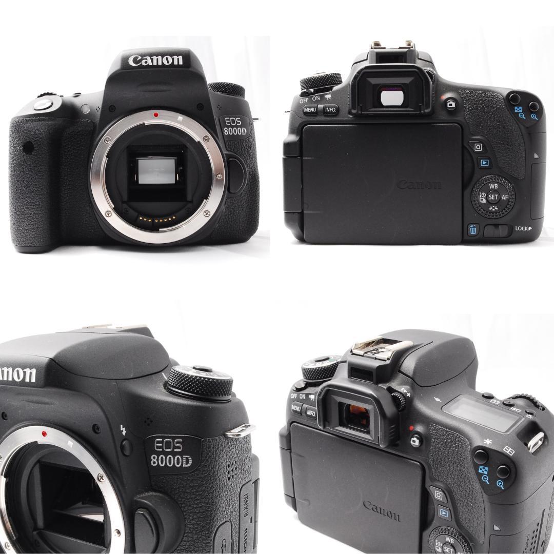 即購入1000円OFF❤️Canon EOS 8000D ダブルレンズWi-Fi