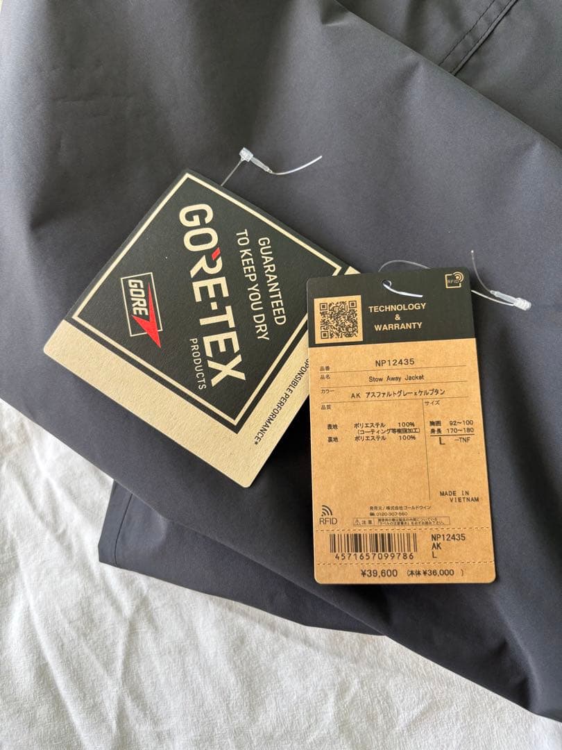 11月購入 NORTH FACE Stow Away Jacket