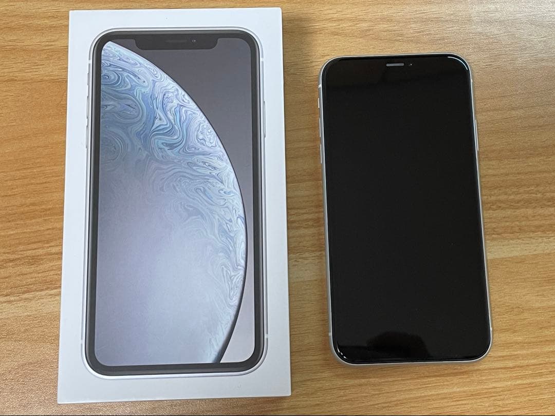 iPhone XR 128GB ブラック 箱あり ケーブルなし