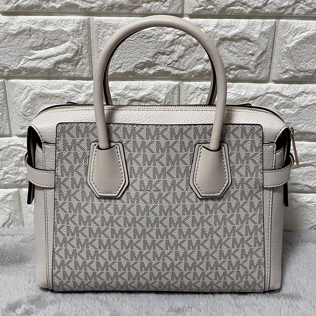 未使用✨マイケルコース ハンドバッグ ショルダー 2WAY PVC レザー 白