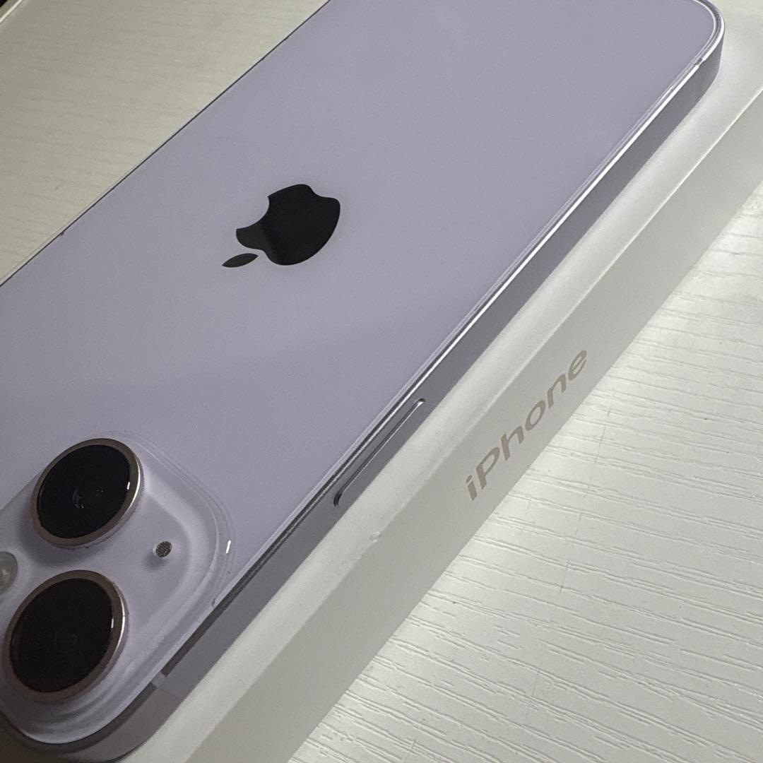 iPhone 14 128GB パープル SIMフリー 極美品