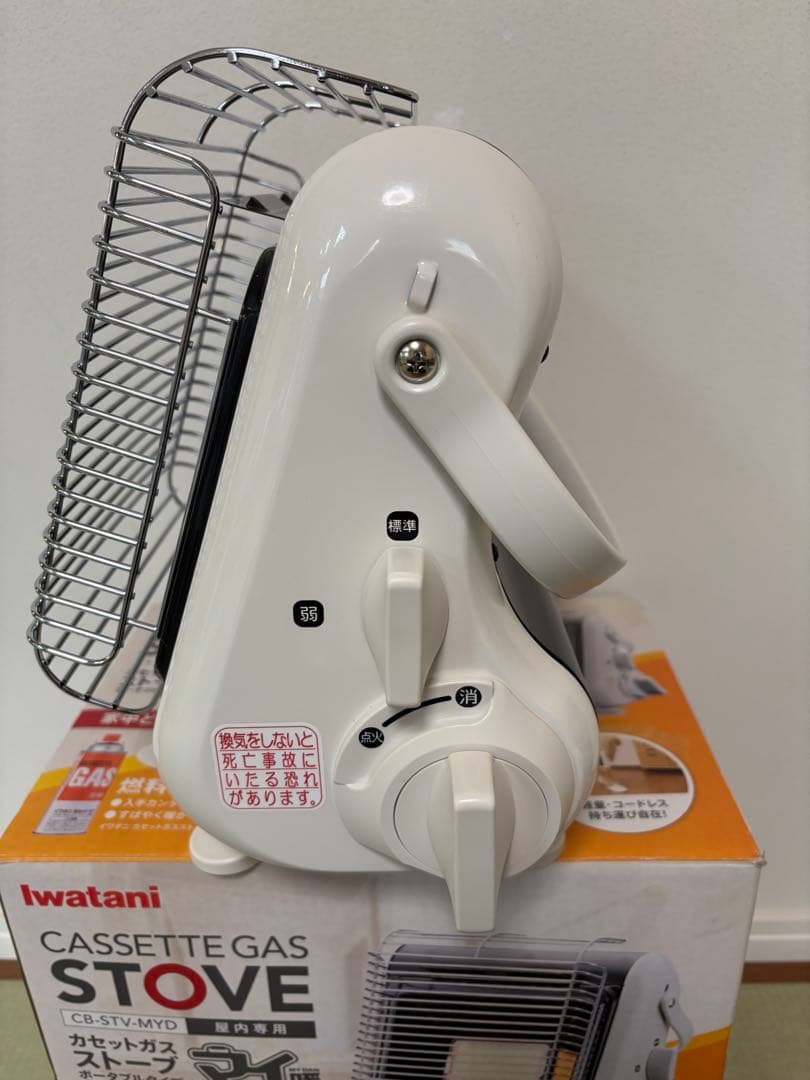【美品】Iwatani マイ暖 カセットガスストーブ CB-STV-MYD