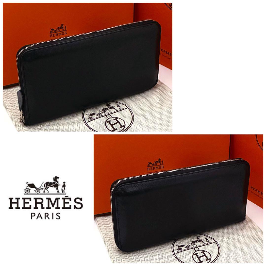 ✨希少✨値下げ不可❣️エルメス♦︎アザップ♦︎オールレザー♦︎ブラック♦︎シェーブル