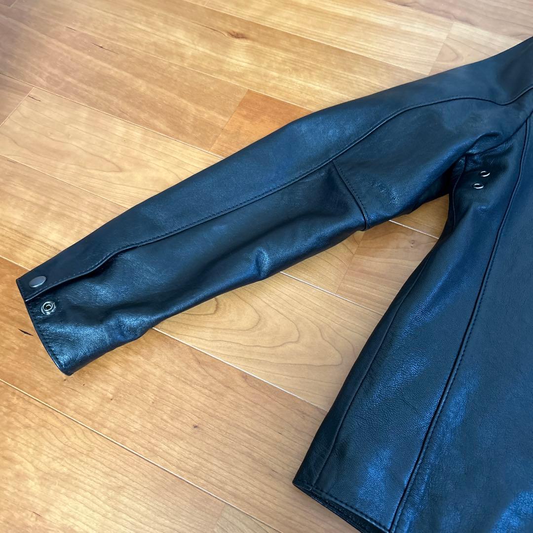 コーチ　COACH シングルライダースジャケット　S