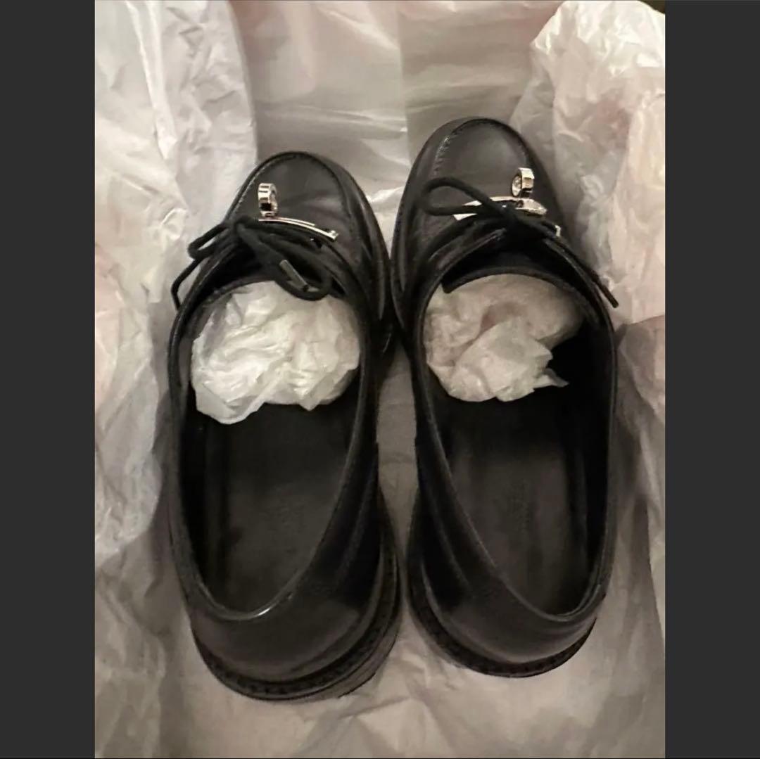 HERMESファースト ケリーローファーブラック39