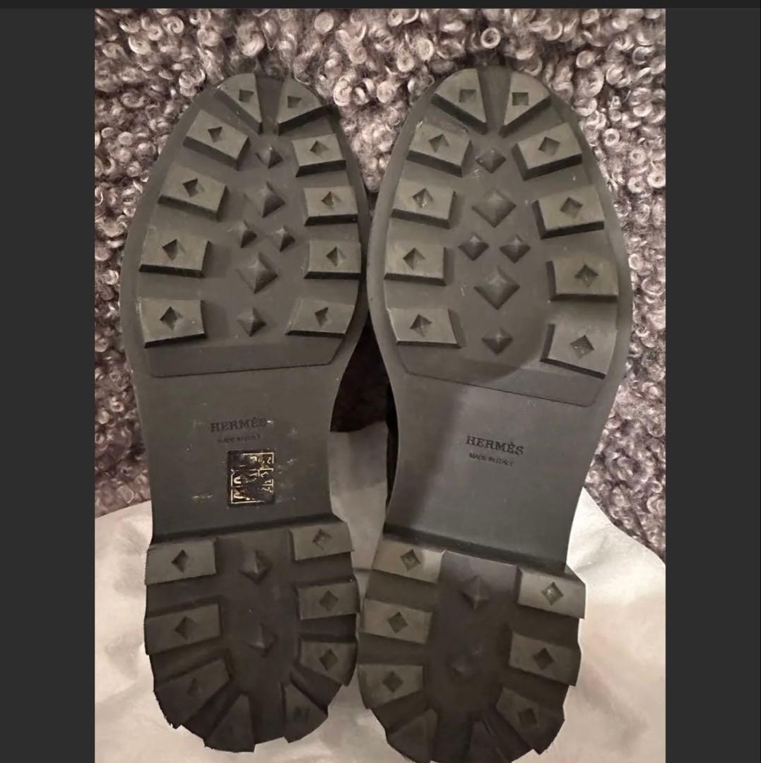 HERMESファースト ケリーローファーブラック39