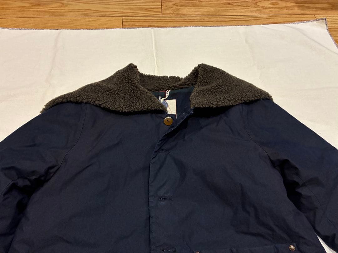 パラスパレス インディゴナイロンシャンブレーボアブルゾン（新品）