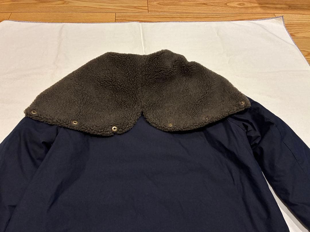 パラスパレス インディゴナイロンシャンブレーボアブルゾン（新品）