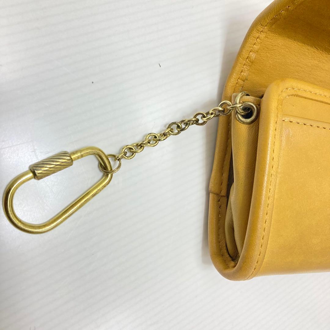 希少　Vintage COACH オールドコーチ　ケース　グラブタンレザー