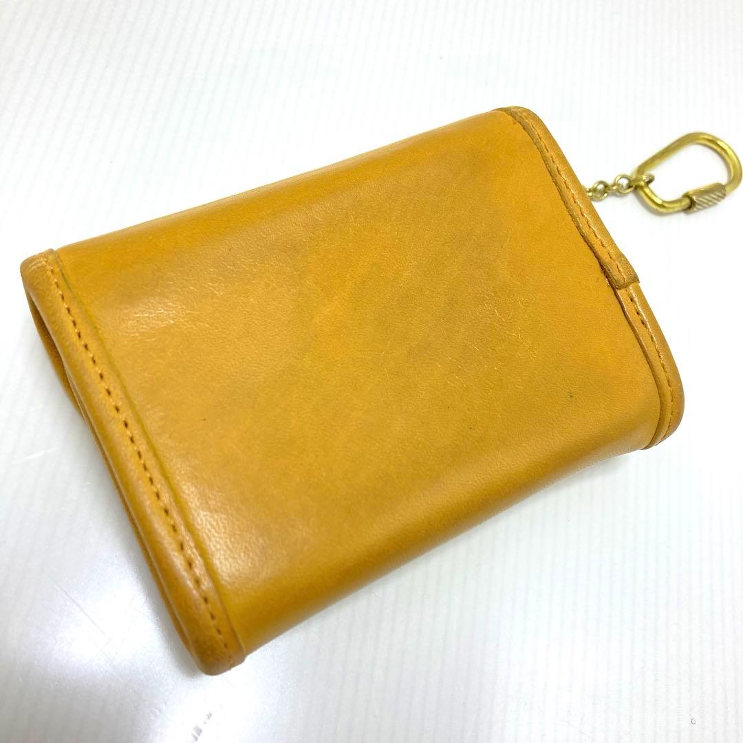 希少　Vintage COACH オールドコーチ　ケース　グラブタンレザー