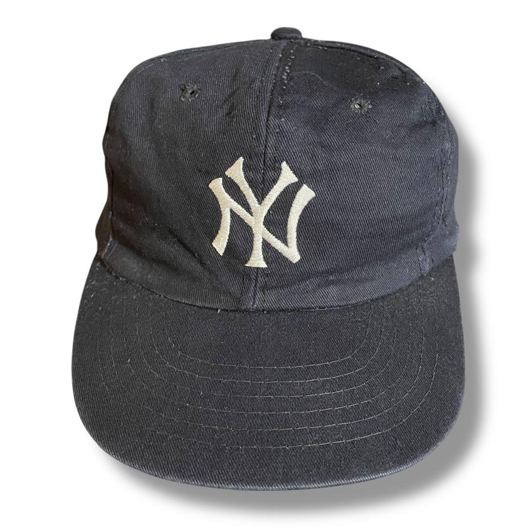 【超希少】 90s ヤンキース スナップバック キャップ つば裏緑 ヴィンテージ