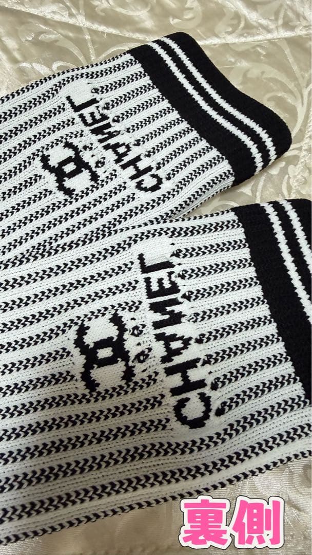 ⭐️新品⭐️CC 24C レッグウォーマー ゲートル ココマーク リブニット