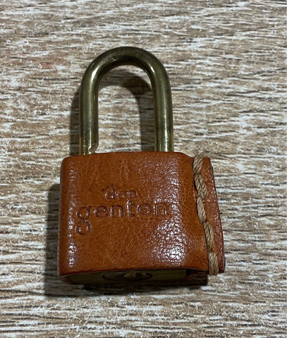 専用　genten ゲンテン　ボストンバッグ　キャンバス　レザー　南京錠