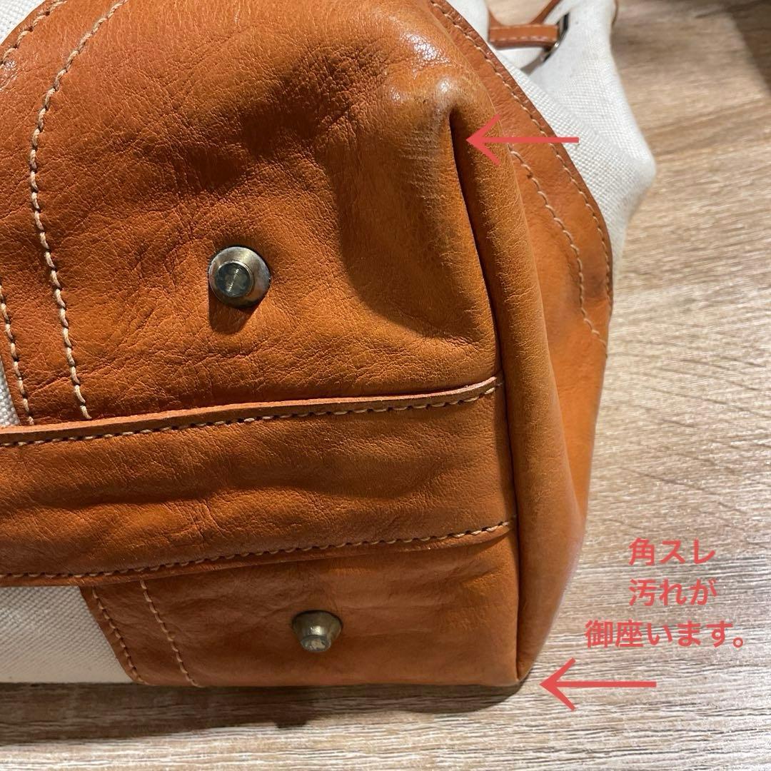 専用　genten ゲンテン　ボストンバッグ　キャンバス　レザー　南京錠