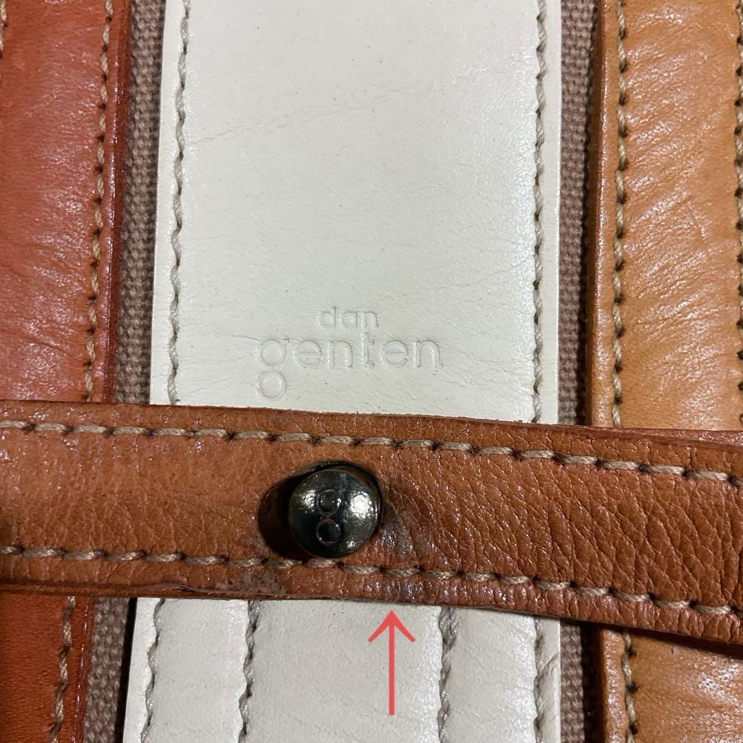 専用　genten ゲンテン　ボストンバッグ　キャンバス　レザー　南京錠