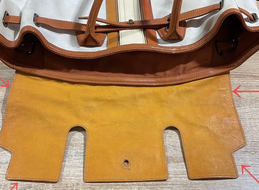 専用　genten ゲンテン　ボストンバッグ　キャンバス　レザー　南京錠