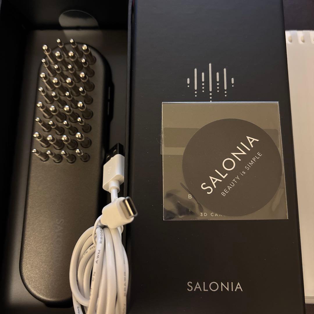 新品同様　SALONIA サロニア EMS リフトブラシ フェイスケア 頭皮ケア
