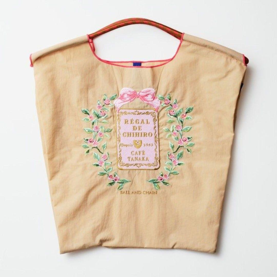 【新品未開封】ボールアンドチェーン カフェタナカ エコバッグ M ベージュ
