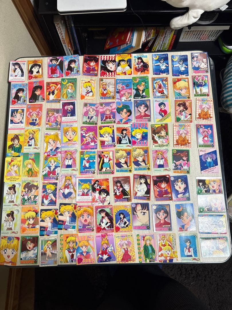 美少女戦士セーラームーン 当時物217枚公式カードアルバム付きまとめ売り大量