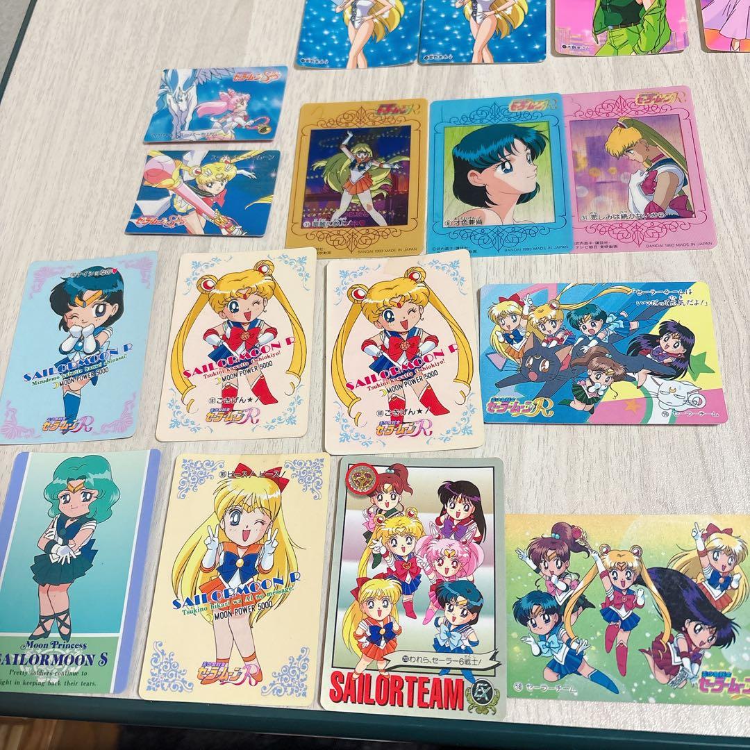 美少女戦士セーラームーン 当時物217枚公式カードアルバム付きまとめ売り大量